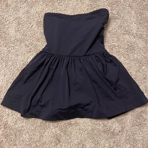 Kate Spade Navy Swim Dress with Oversized Bow in Back XL
